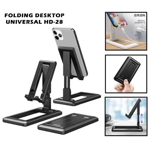 Universal Desktop Phone Stand Foldable Adjustable Phone Holder For Mobile Phone And Tablet