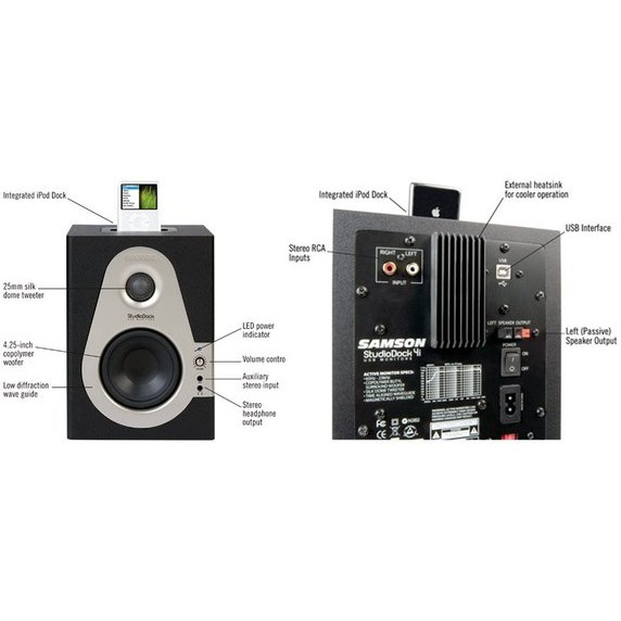 Samson StudioDock 4i (STUDIO MONITOR 1 PAIR) | Shopee Malaysia