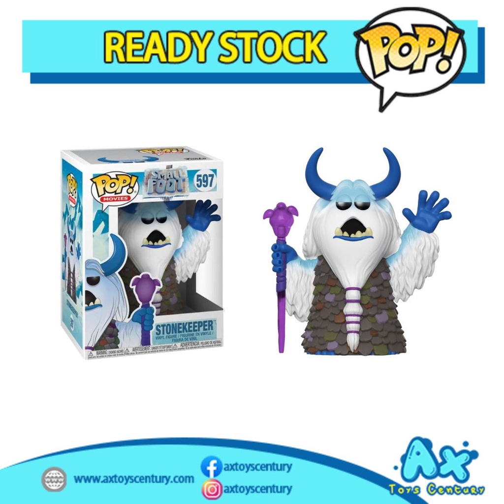 Funko Pop! Movies: Smallfoot - Stonekeeper #597 100% Genuine
