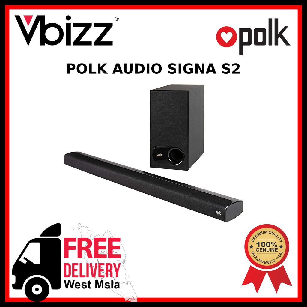 polk audio 240w universal soundbar and subwoofer set