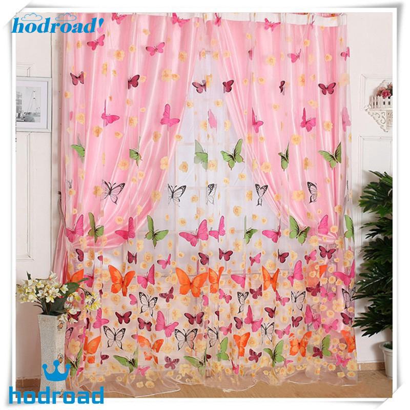 voile window curtains