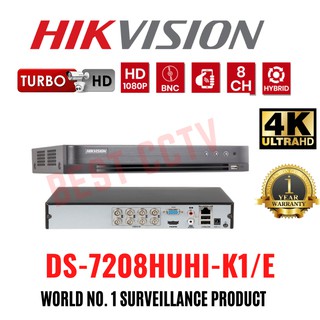 Hikvision Cctv Dvr Turbo Hd 5mp 8mp Channel Ds 74huhi K1 E Ds 78huhi K1 S Ds 7216huhi K2 S Hard Disk 1tb 2tb 4tb Shopee Malaysia