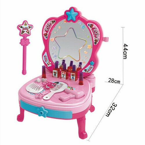 doll makeup table