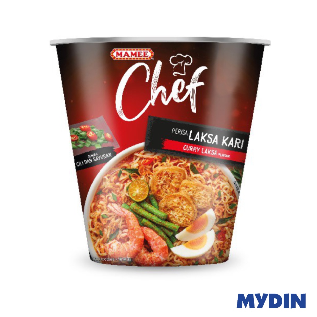 Mamee Chef Instant Noodles - Curry Laksa Flavour 72g