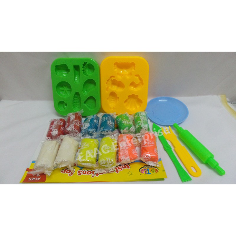 DIY Candy Kid's Dough Plasticine Clay Food Maker Color Mud Mainan Tanah Liat Kanak-Kanak
