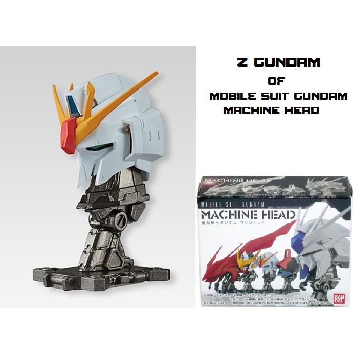 Bandai Mobile Suit Gundam Machine Head Msz 006 Zeta Gundam Painted Form Shokugan Candy Toy Shopee Malaysia