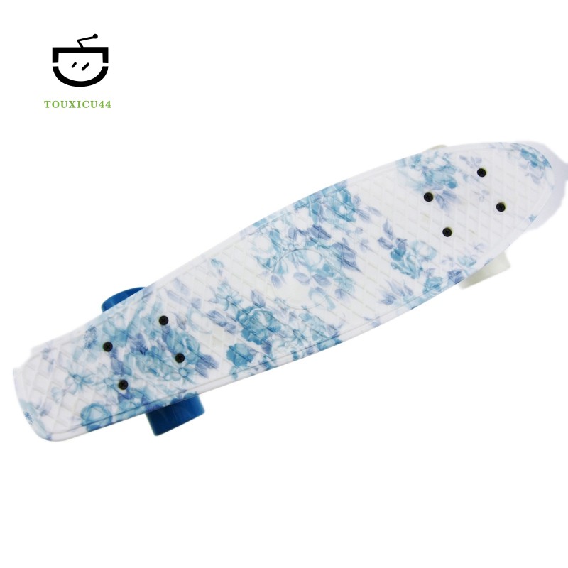 Penny Board Skateboard Complete Mini Cruiser Retro Skateboard For Kids Boys Four Wheel Skateboard Outdoor Sports Shopee Malaysia