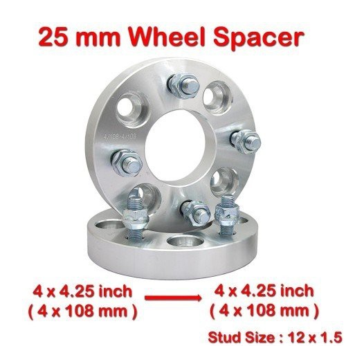 2Pcs Wheel Spacer 25mm 4x108 Ford EcoSport 2014-2017