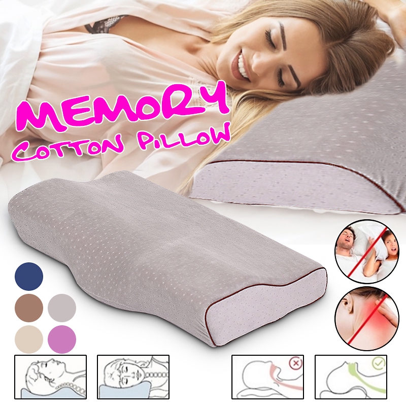 Anti Snore Memory Foam Pillow Orthopedic Pillows Bed Sleeping Pillows