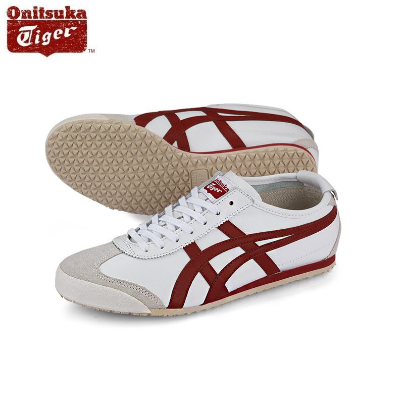 onitsuka tiger white burgundy