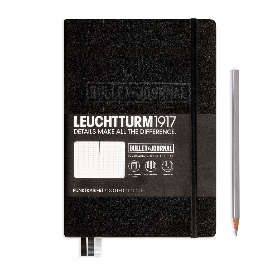 Leuchtturm1917 Bullet Journal Notebook Medium Dotted (A5) Hardcover