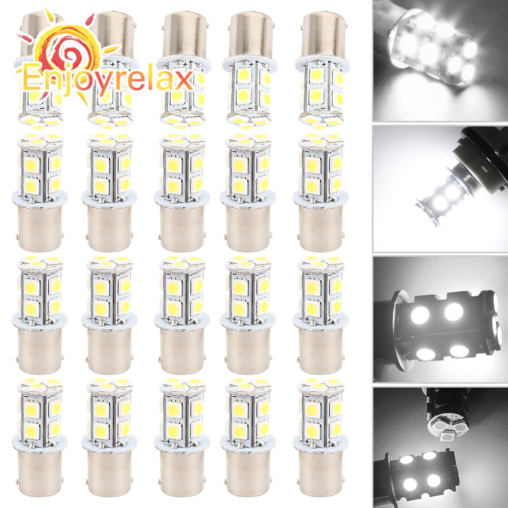 20x Pure White 1156 1141 13 Smd Rv Camper Trailer Led