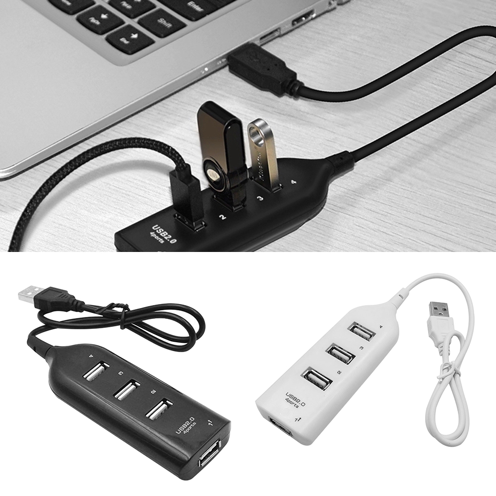 Usb splitter expansion port 2.0 one to four interface collector plugin