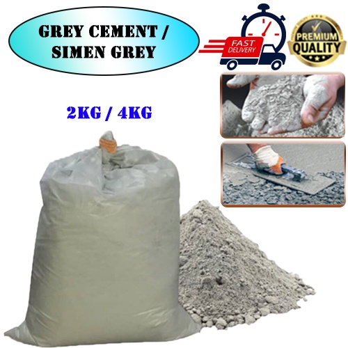 CONSTRUCTION CEMENT GUM GREY CEMENT MIX ADHESIVE CEMENT (2KG / 4KG