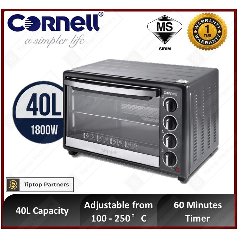 Cornell Electric Oven 40L CEOSE40L Shopee Malaysia