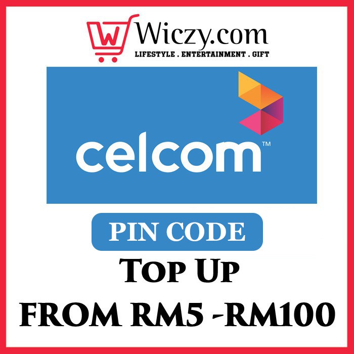 Celcom Reload Top Up Pin Code Shopee Malaysia