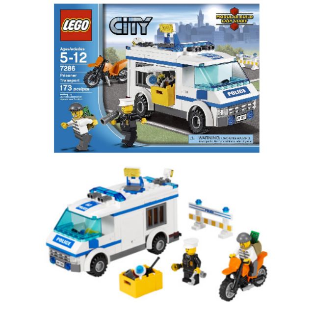 lego city prisoner transport 7286