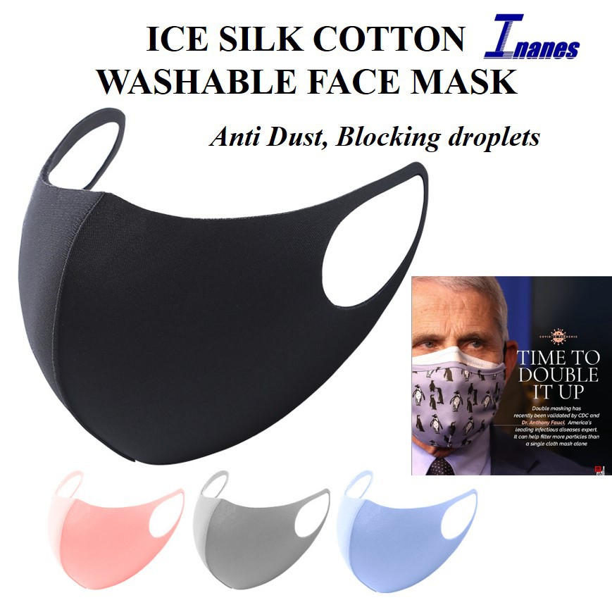 Cloth Mask Face Mask Kain Washable 3d Cotton Breathable Protection Mask Pelitup Muka Kain Double Mask Shopee Malaysia