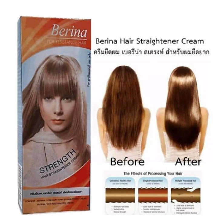 berina strength hair straightener cream