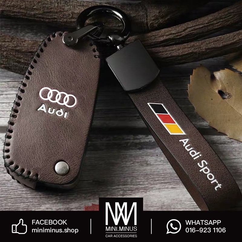 Audi A3 / A4 / A6 / A7/ A8 / S3 /S5 / Q3 / Q5 / Q7 Leather Key Pouch