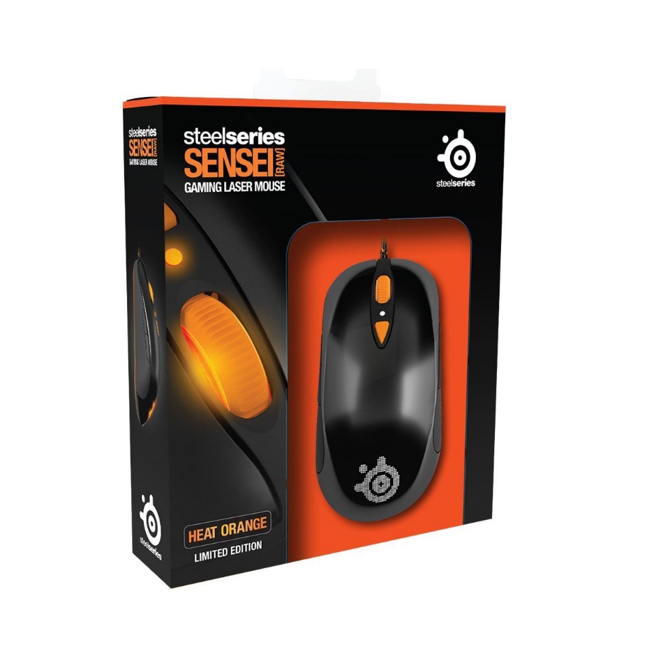 Steel Series Sensei Raw Heat Orange Gaming Mouse Clear Stock Shopee Malaysia