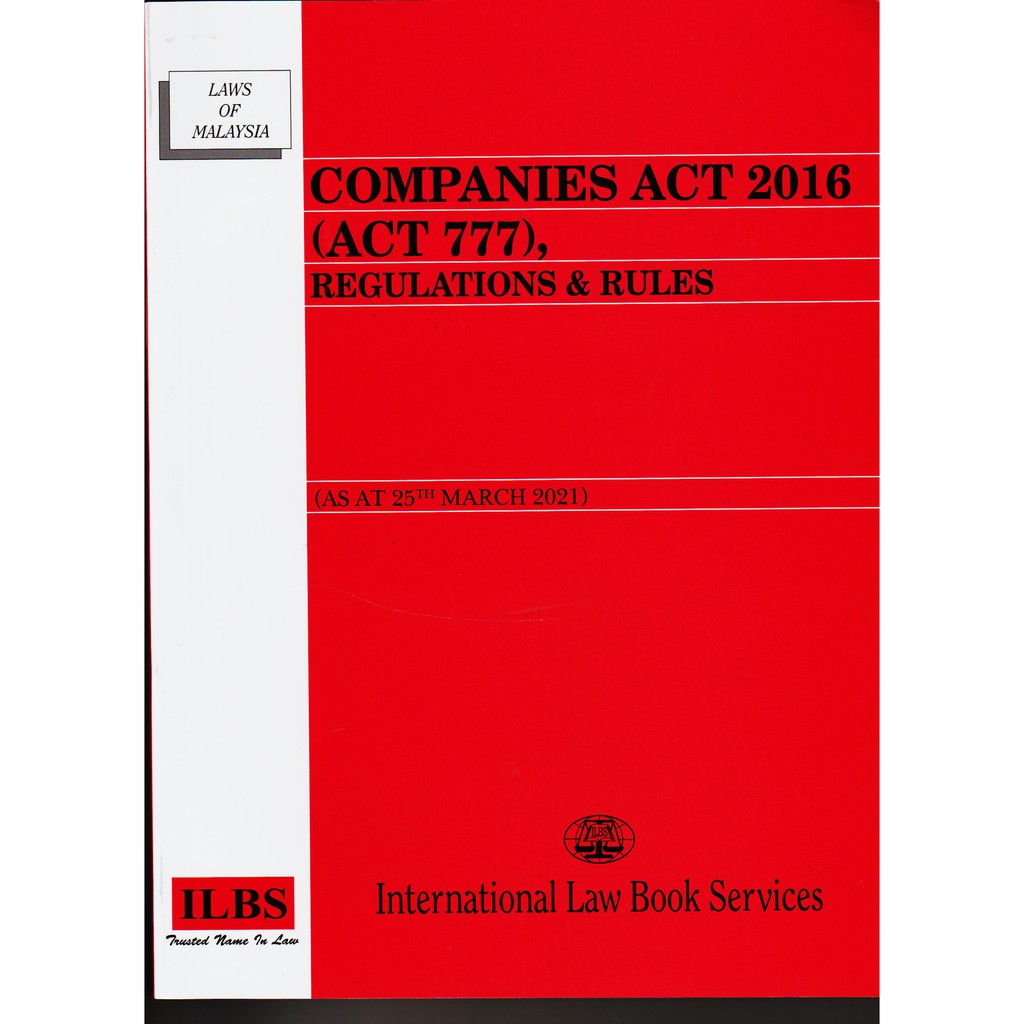 companies act 2016 (act 777)