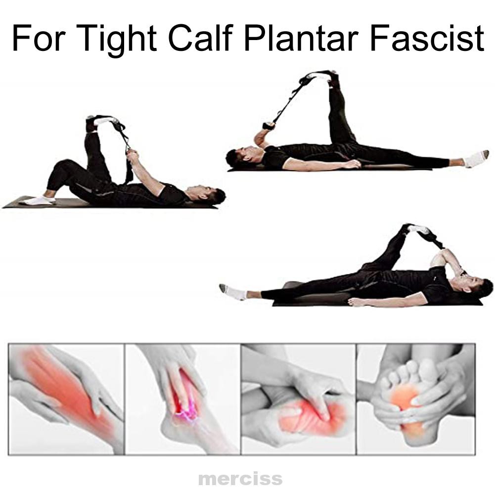 Flexibility Training Plantar Fasciitis Rehabilitation Heel Spurs Ankle Ligament Yoga Stretch Strap Shopee Malaysia