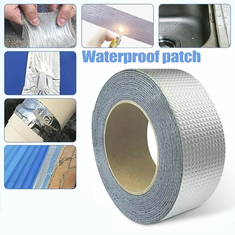 Aluminum Foil tape Butyl tape Anti Leakage Waterproof Tape Strong Tape