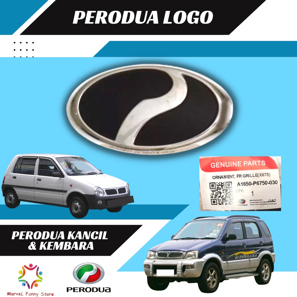 PERODUA KANCIL / KEMBARA ORIGINAL PERODUA LOGO ORNAMENT | Shopee Malaysia