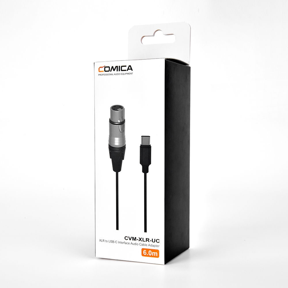 Comica Audio Cvm Xlr Uc Xlr To Usb C Interface Audio Cable Adapter Shopee Malaysia