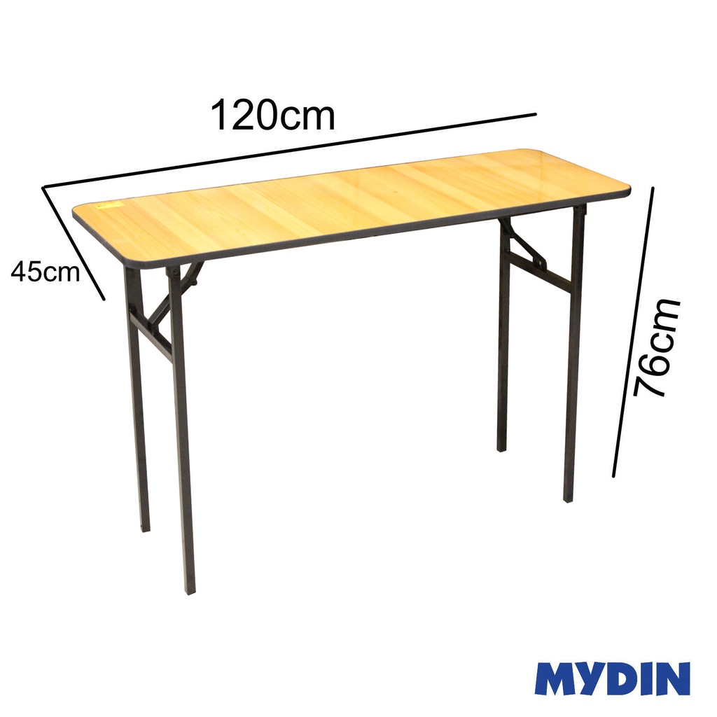 My Home Banquet Table Beige Wood SC82BBBG (120 x 45 x 76)cm