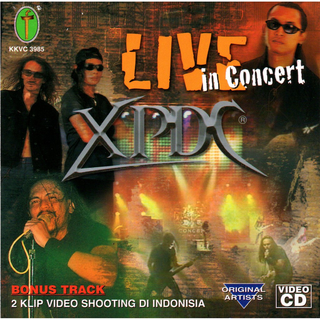 (VCD-R KONSERT) XPDC - LIVE IN CONCERT (2VCD)