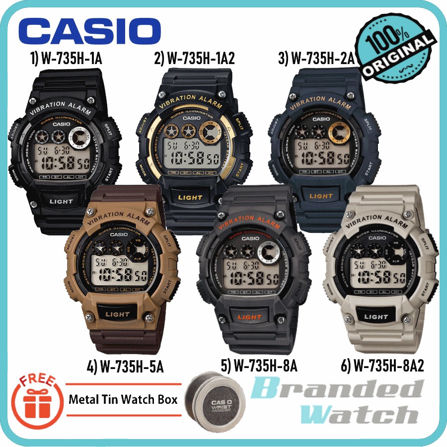 digital watch with vibration alarm