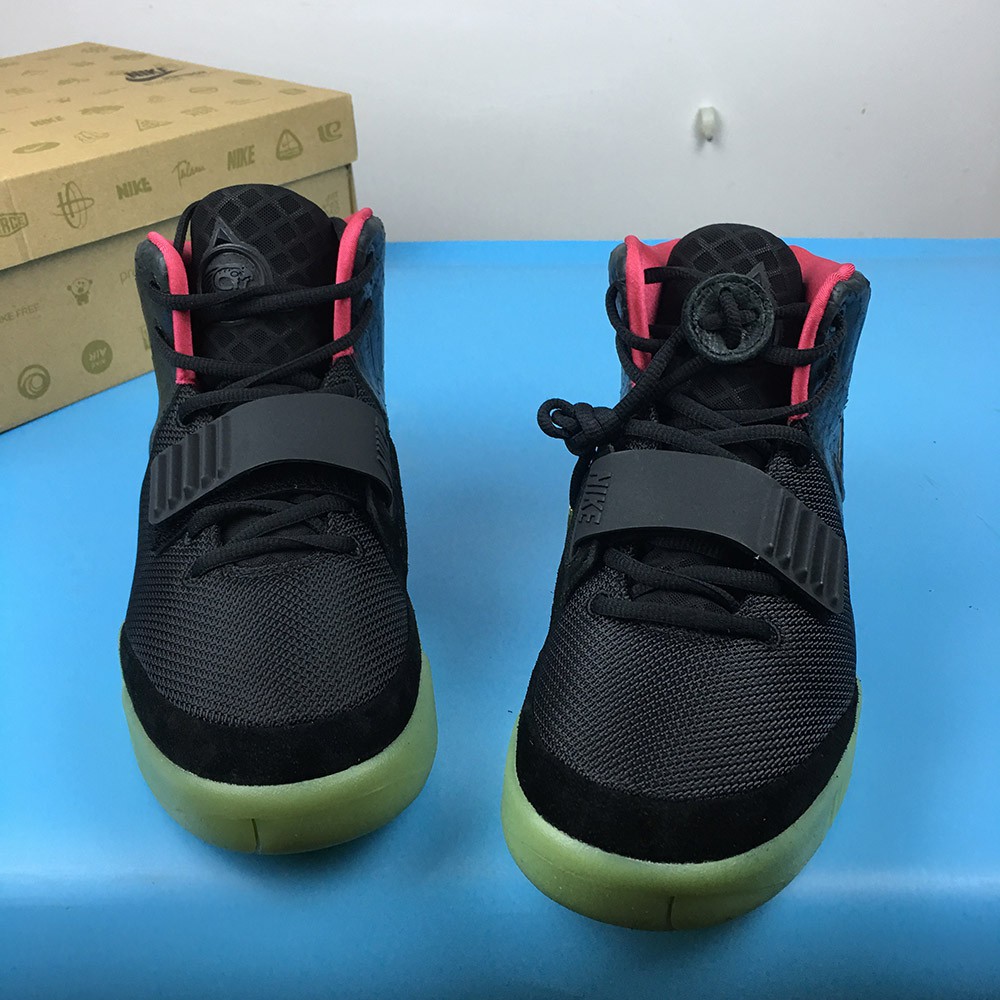 Nike Air Yeezy 2 Nrg Black Solar Red Shopee Malaysia