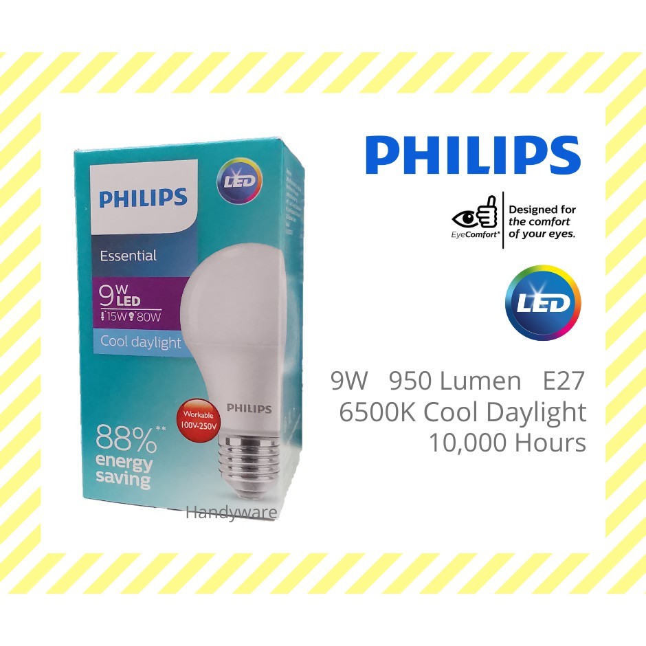 Philips LED Essential 9W (NEW) | Shopee Malaysia