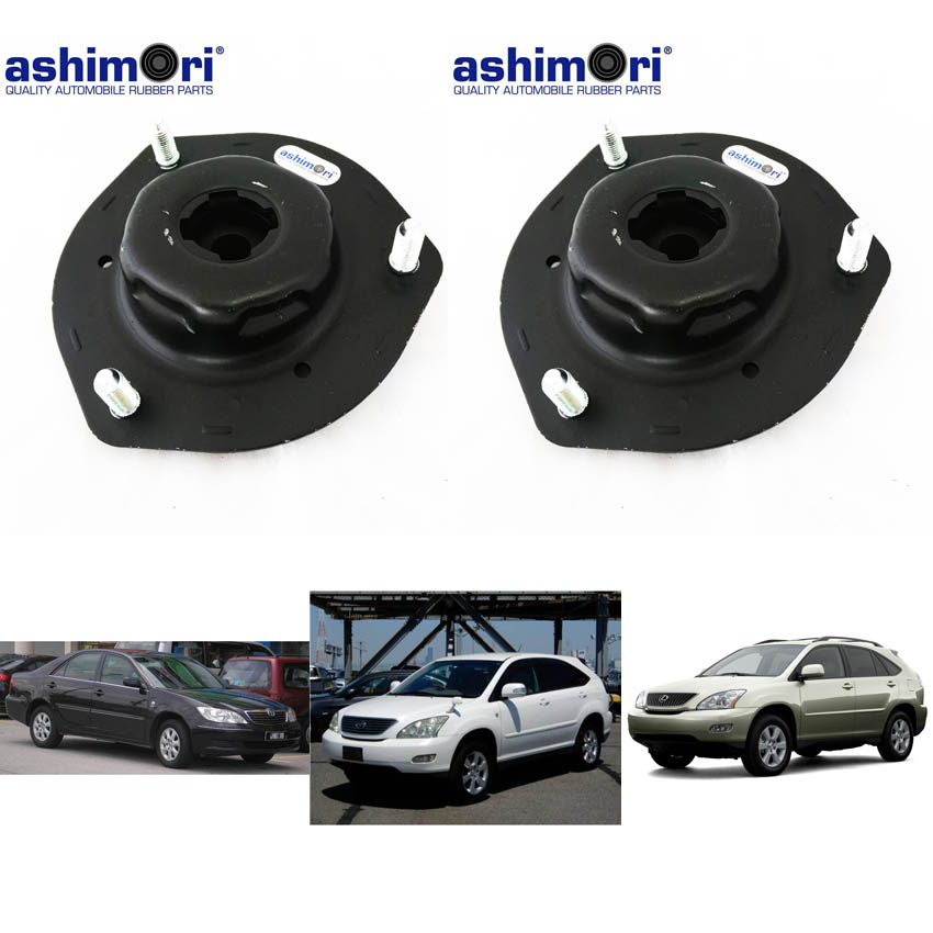 1 Pair Ashimori Toyota Camry Acv30 Harrier Acu30 Lexus Rx300 Absorber Mounting Front Strut Mount 48609 06090