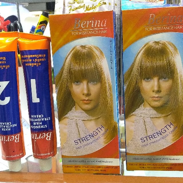 berina hair straightening cream halal