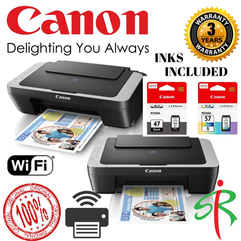 Canon PIXMA E470 All in One Printer with Wi-Fi [NEW STOCKS ...