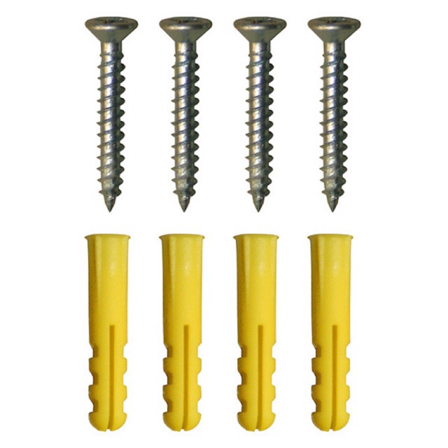 50 set 6mm Screw and WallPlug Fixing Pack/ Skru Dinding Shopee Malaysia