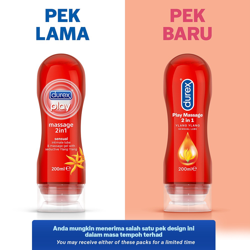 Durex Play Massage 2 in 1 Ylang Ylang Sensual Lube 200mL Shopee Malaysia