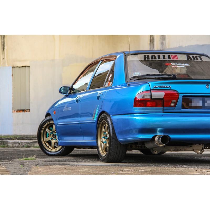 Original Tinted Ralliart Stiker Wira Evo3 Iswara Putra Mitsubishi mivec