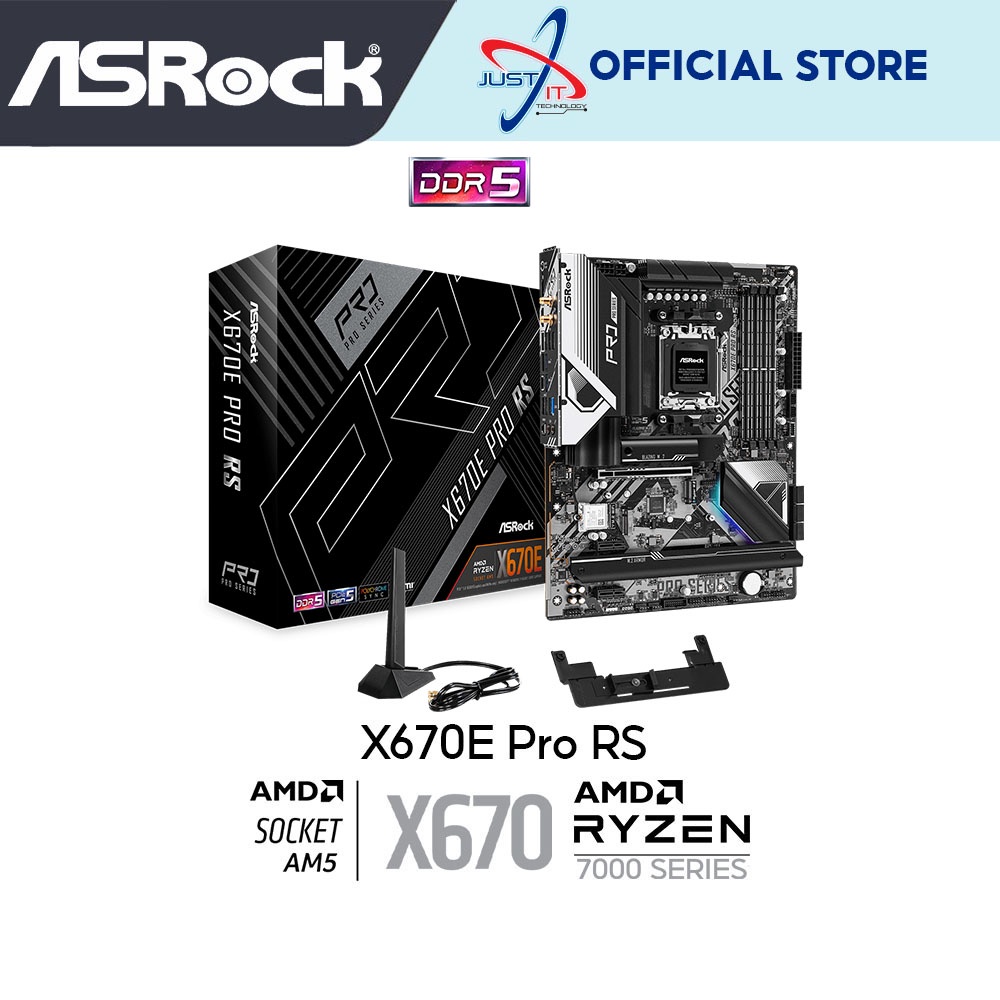 ASROCK X670E Pro RS AM5 MAINBOARD COMBO DEAL RYZEN 5 7600X / RYZEN 7