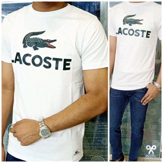 T-SHIRT LACOSTE COPY ORIGINAL | Shopee 