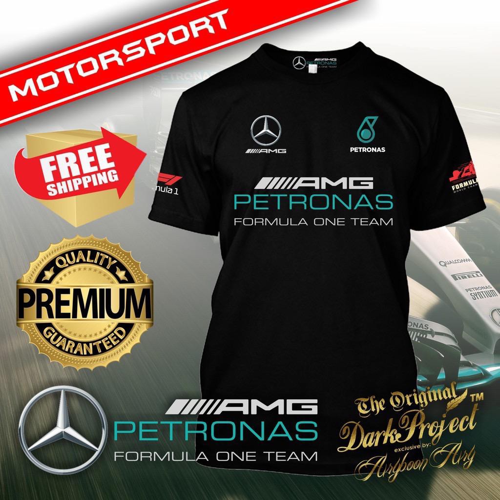 Short Sleeve Plain T-shirt Petron@s AMG Mercedes Racing Fans Edition ...