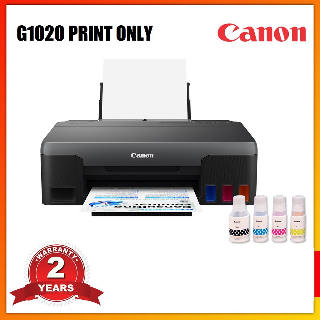 Canon Pixma G1010 G10 G10 Refillable Ink Tank Printer Ink Gi 790 Optional Model G10 G3010 G4010 Shopee Malaysia