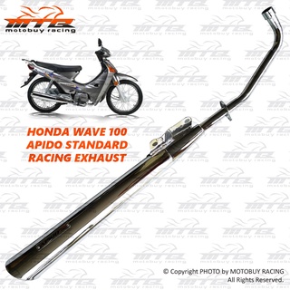 Honda Wave 100r Apido Standard Racing Exhaust Shopee Malaysia