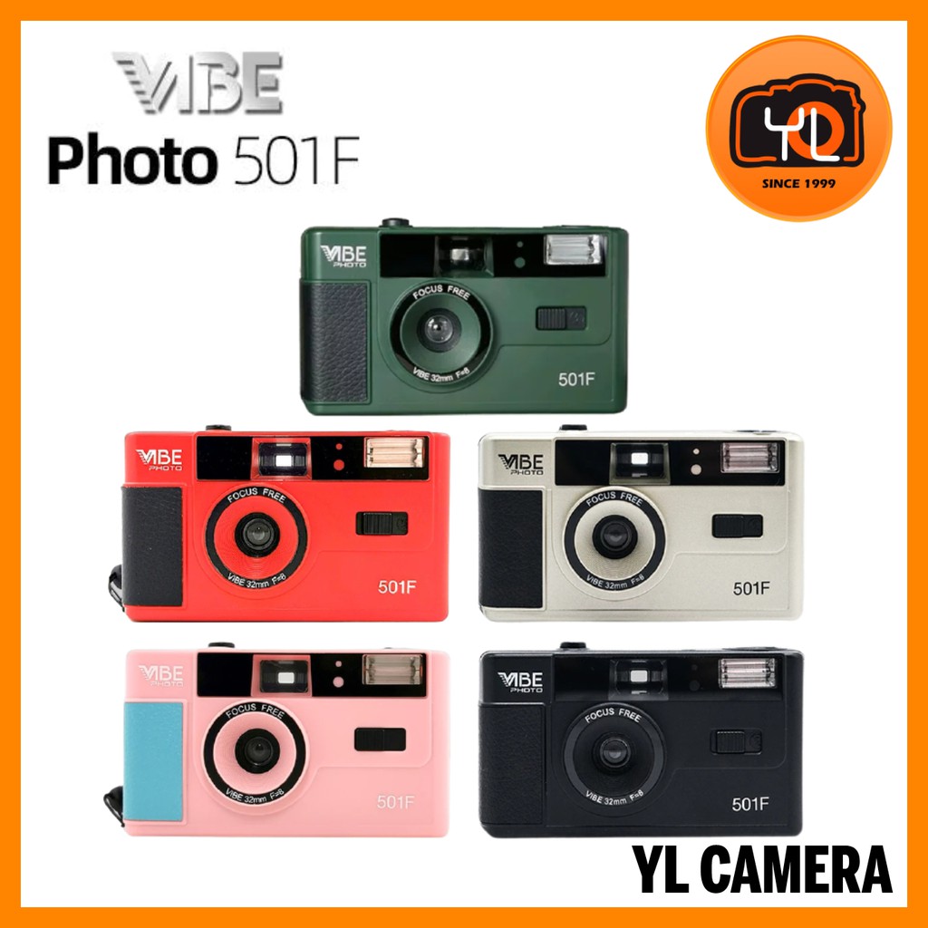 Vibe Vintage Retro 501F 35mm Reusable Film Camera