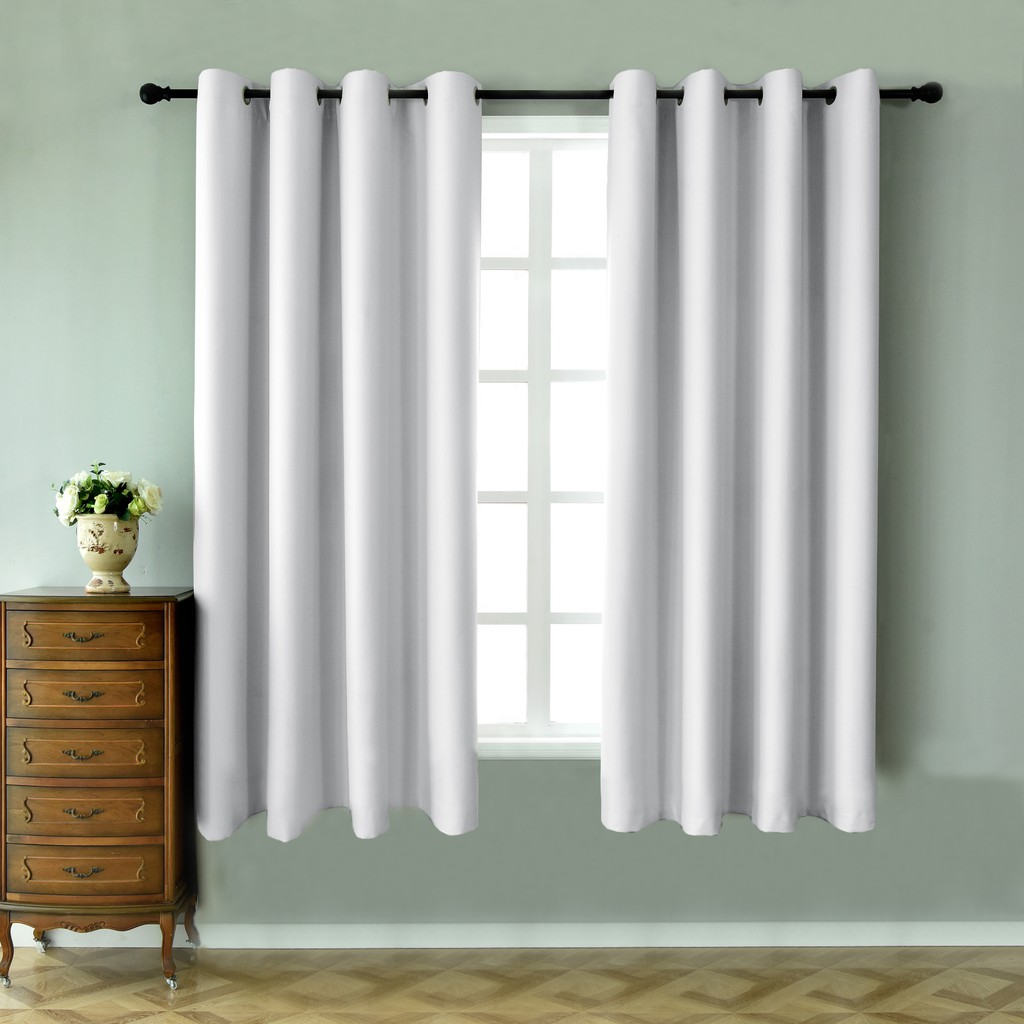 Blackout Window Curtains Room Set Thermal Insulated Grommets