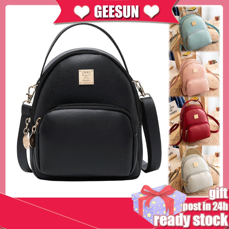 Ready Stock ????GEESUN???? Korean Mini Backpack Women&#39;s Sling Bag Shoudler Bag perempuan Handbag ...