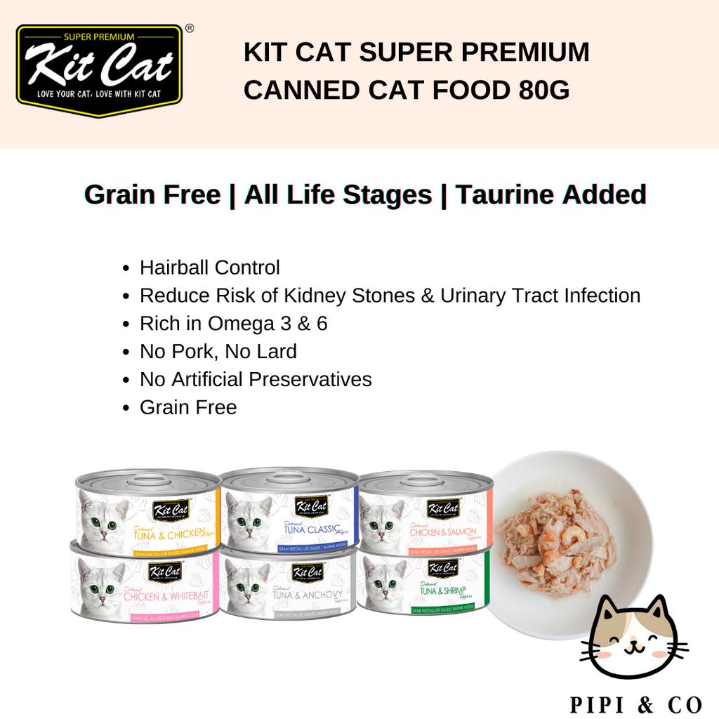 KITCAT ( 80G x12 )SUPER PREMIUM CAT FOOD & GRAVY CANNED FOOD [PIPI & CO ] [FAST SHIP OUT]